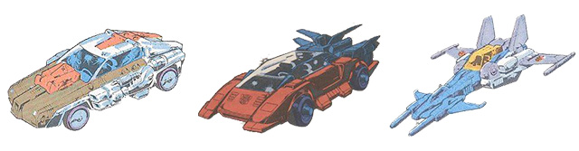 Transformers Headmaster Vehicles